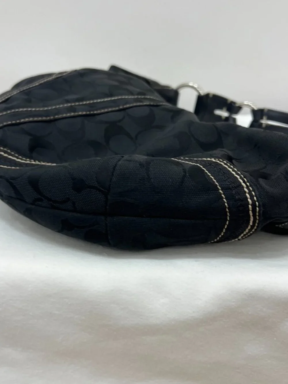 Coach Black Hobo Crescent Shoulder Bag in Style 10600
